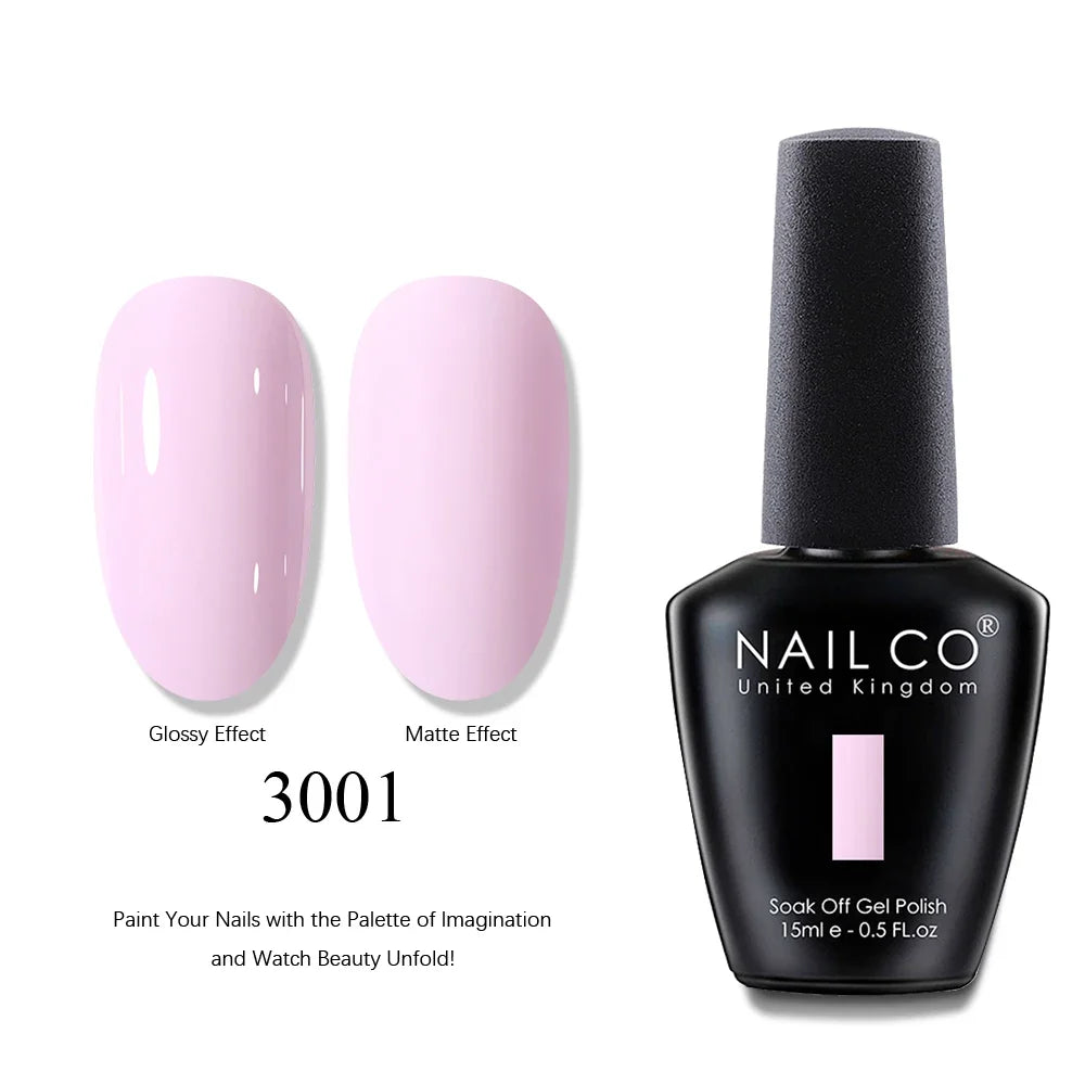 NAILCO 15ml Brown Nails Art Red Color Gel Nail Polish Semi-permanent UV Gel Polish Coffee Manicure Chocolate Hybrid Nail Varnish Tri Light Beauty