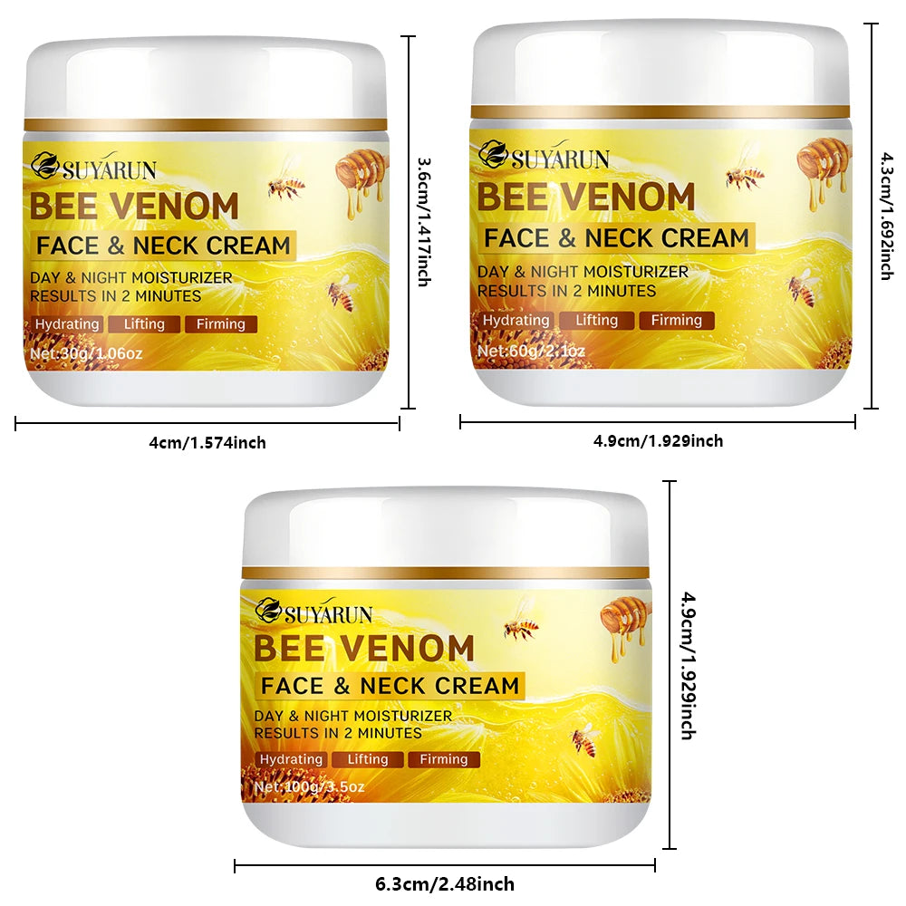 SUYARUN Bee Venom Collagen Anti-Aging Face YELLOW Cream | Firming Lifting Moisturizer | Wrinkle Reduction | 24H Hydration. Pi-Mart