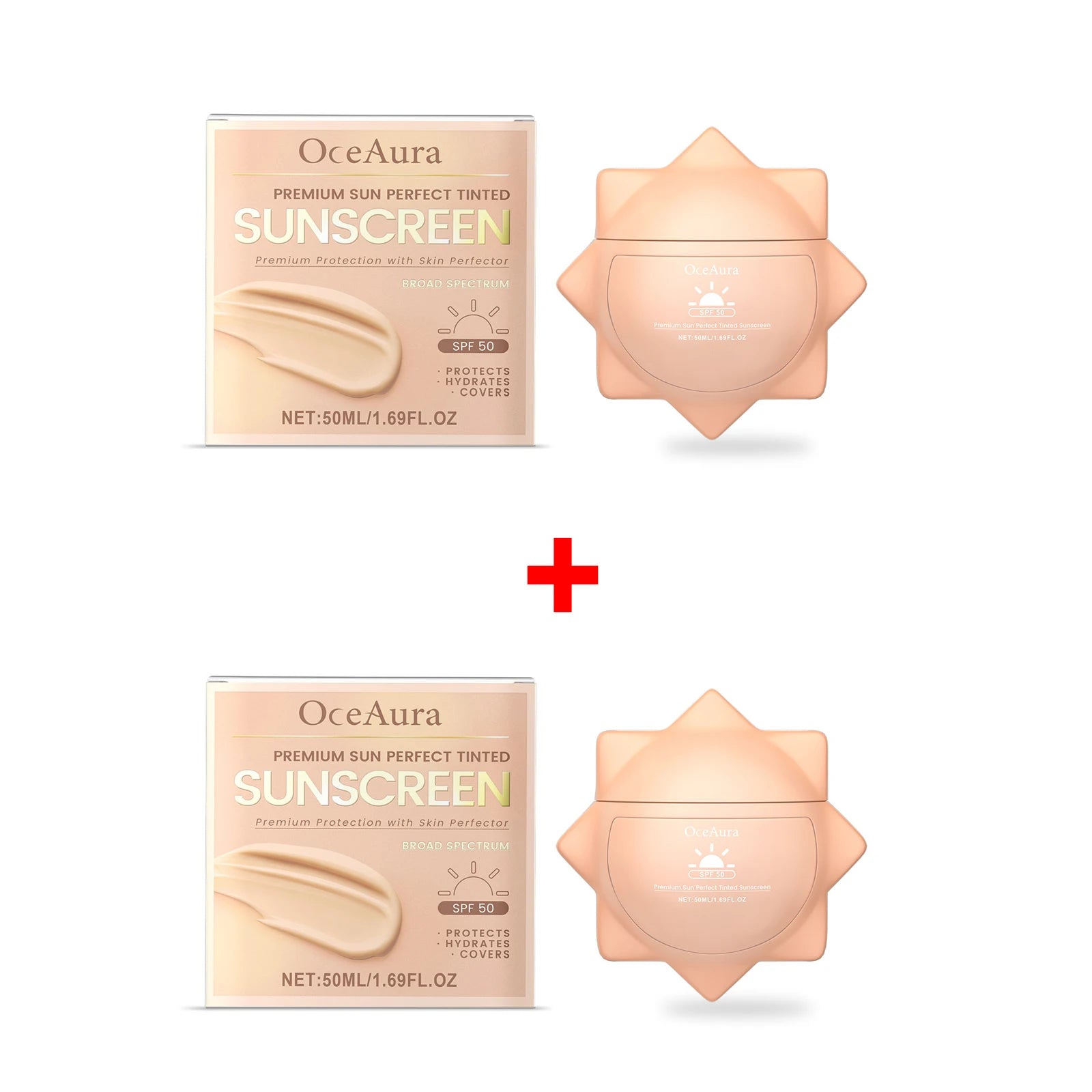 Sunscreen For Face Whole Body SPF 50+ UV Resistant Skin Protection Anti Sunburn Oil Control Moisturizing Sun Isolation Cream Pi-Mart