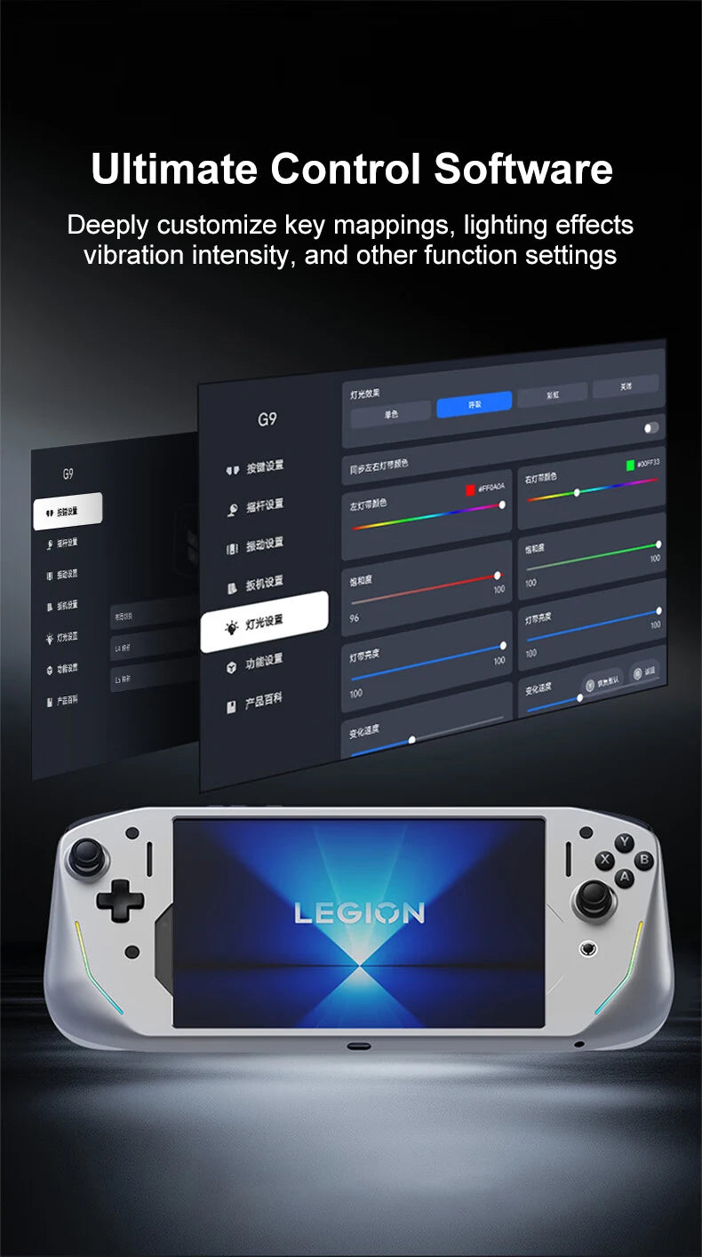 Lenovo Legion G9 Wireless Controller Features High-Precision Type-C Direct Connection, 200K Hall-Effect Joystick, Suitable for Y700 Third/Fourth Generation Type-C Low-Latency Direct Connection Pi-Mart