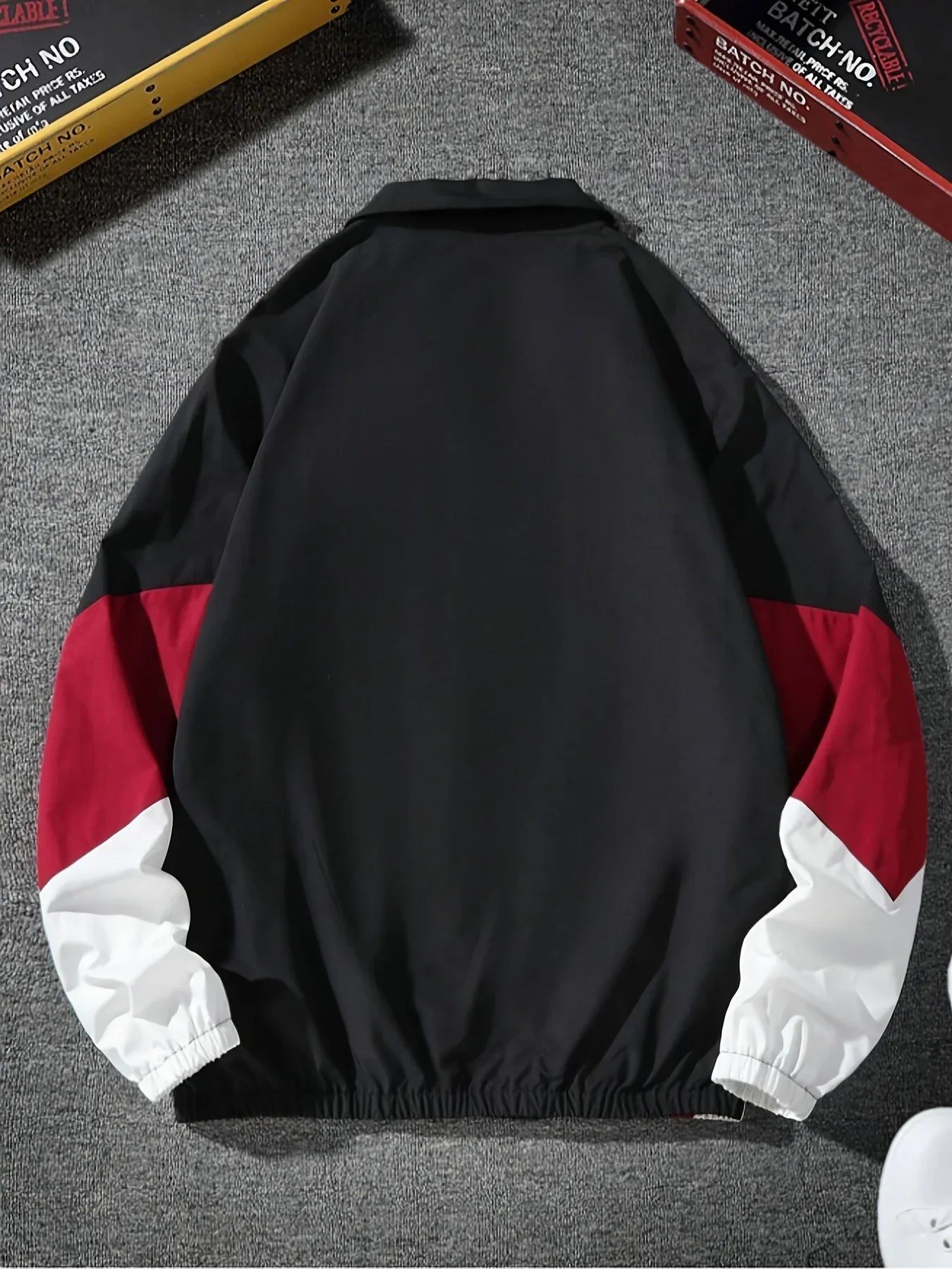 Men's Color-Blocked Jacket, lightweight, Casual, Travel, Windproof and Wear-Resistant, High-Quality Fabric, Boyfriend Gift LadyShow.Store