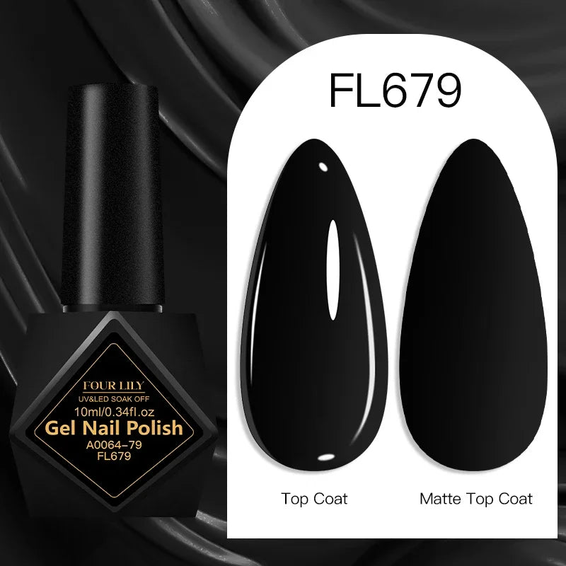 10ml Gel Nail Polish 162 Colors Nail Supplies Vernis Semi Permanent Nail Art Manicure Soak Off LED UV Gel Nail Varnishes Summer Tri Light Beauty