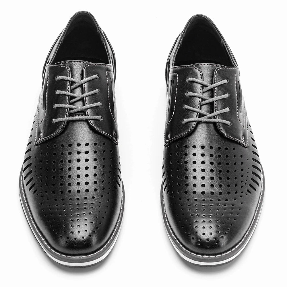 Leather loafer men fashion comfortable 2024 brand casual shoes men Pi-Mart