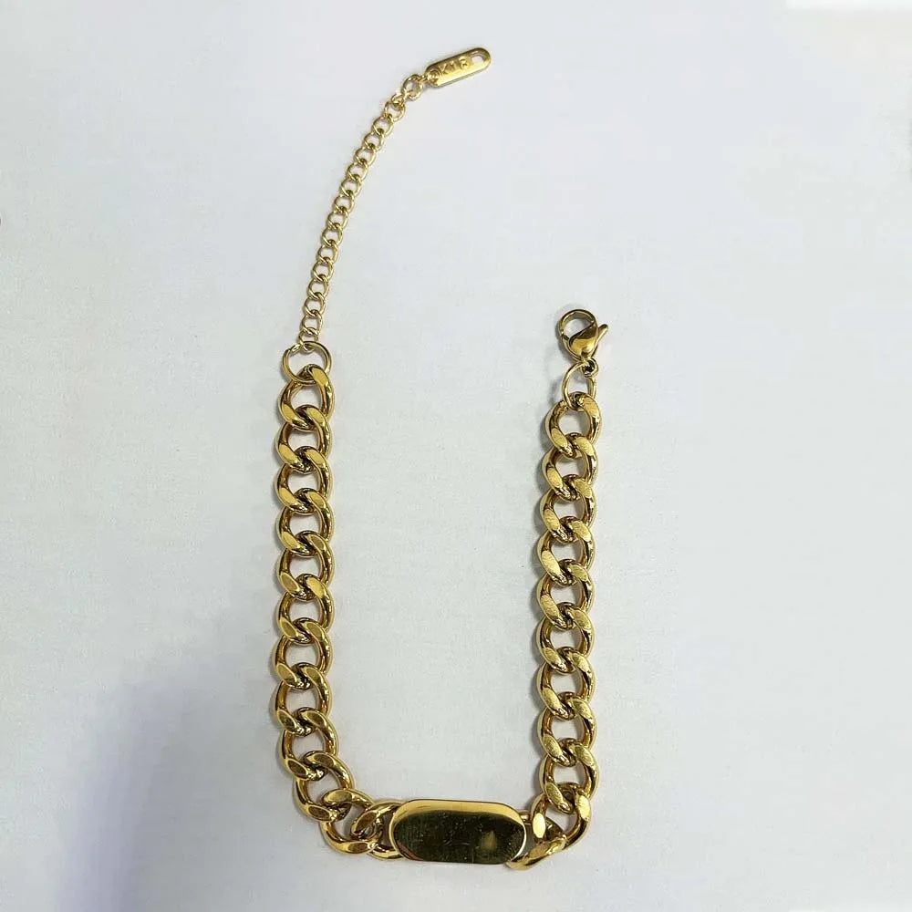 Stainless Steel Ladies Elegant Bracelet Bangle Pi-Mart
