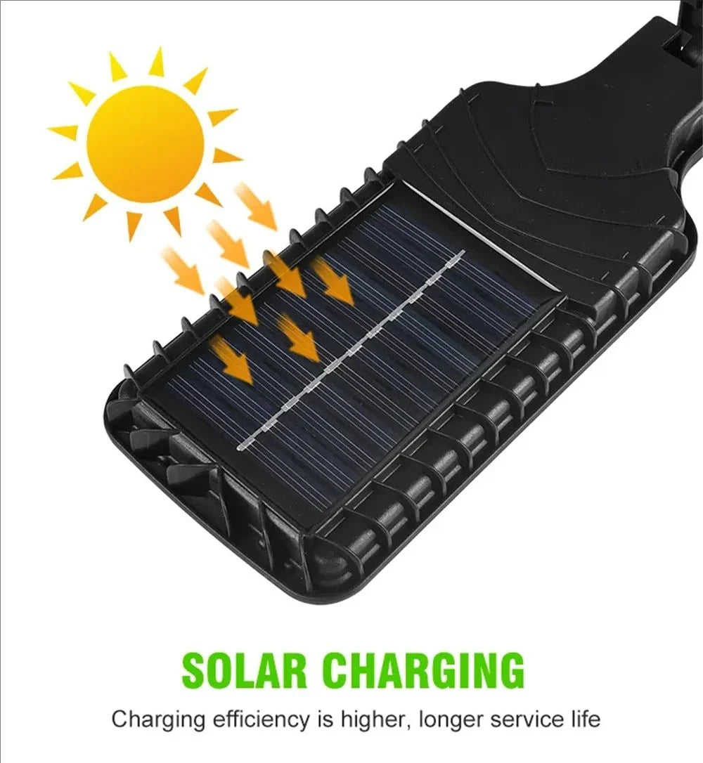 Outdoor Solar Wall Led Light with Human Body Motion Sensor 3 Modes Garden Terrace Garage Courtyard Waterproof Street Lighting Pi-Mart