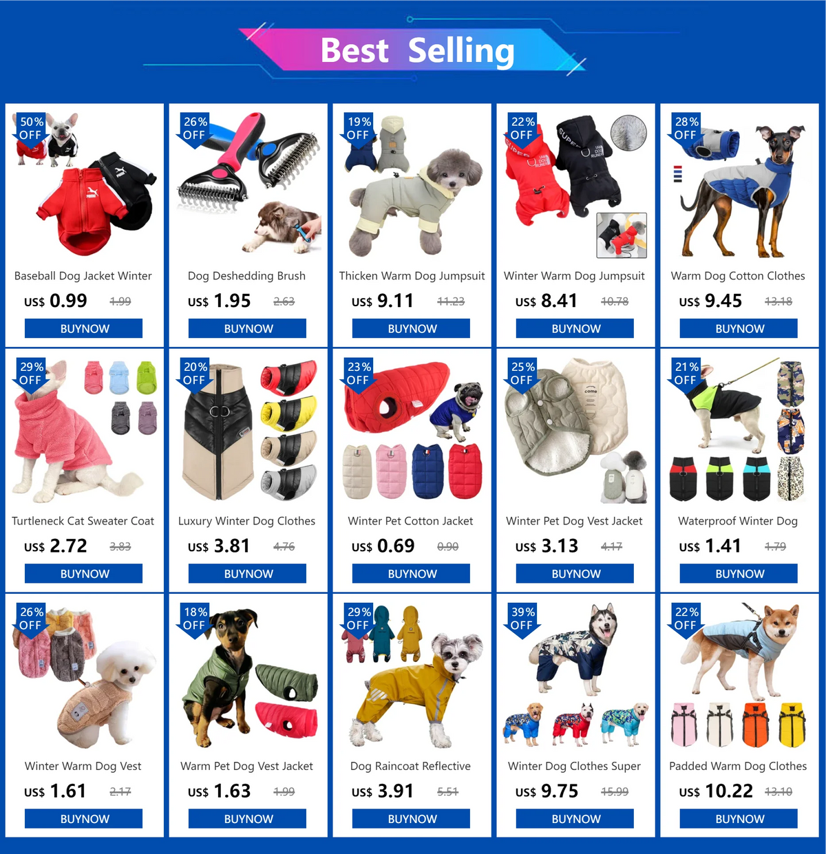 Waterproof Dog Jacket PU Dog Raincoat For Small Dogs Cats Reflective Puppy Raincape Chihuahua Yorkies Raincoat Pet Poncho Pi-Mart