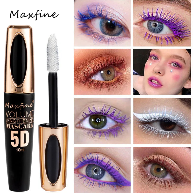 5D Silk Mascara with Big Eyes, Strong and Lasting Black Content and Length, Waterproof and Non-caking, and Prolonged Mascara. LadyShow.Store