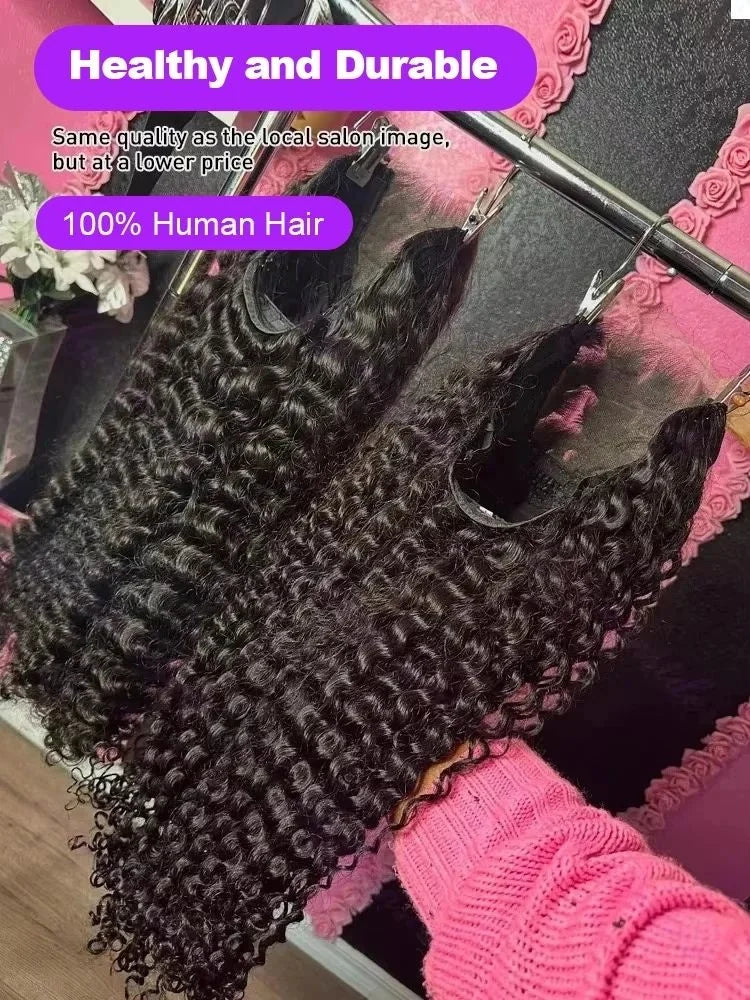 Deep Wave 44 Inch Curly 13x4 HD Transparent Lace Frontal Wigs Human Hair Front Wigs Pre Plucked With Natural Hairline For Women LadyShow.Store
