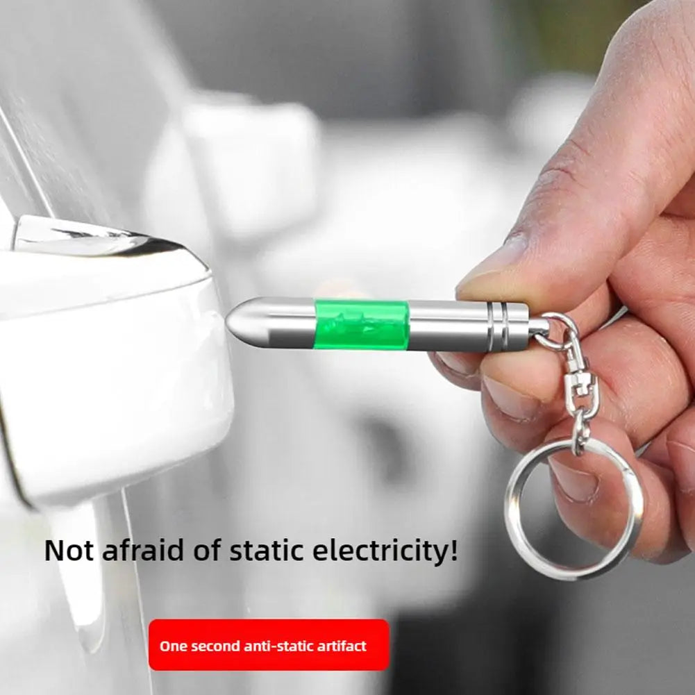 WINTER HOT Static Rod Electrostatic Discharger Portable Anti-Static Keychain Winter Dry Climate Static Antistatic Car Supplies Pi-Mart