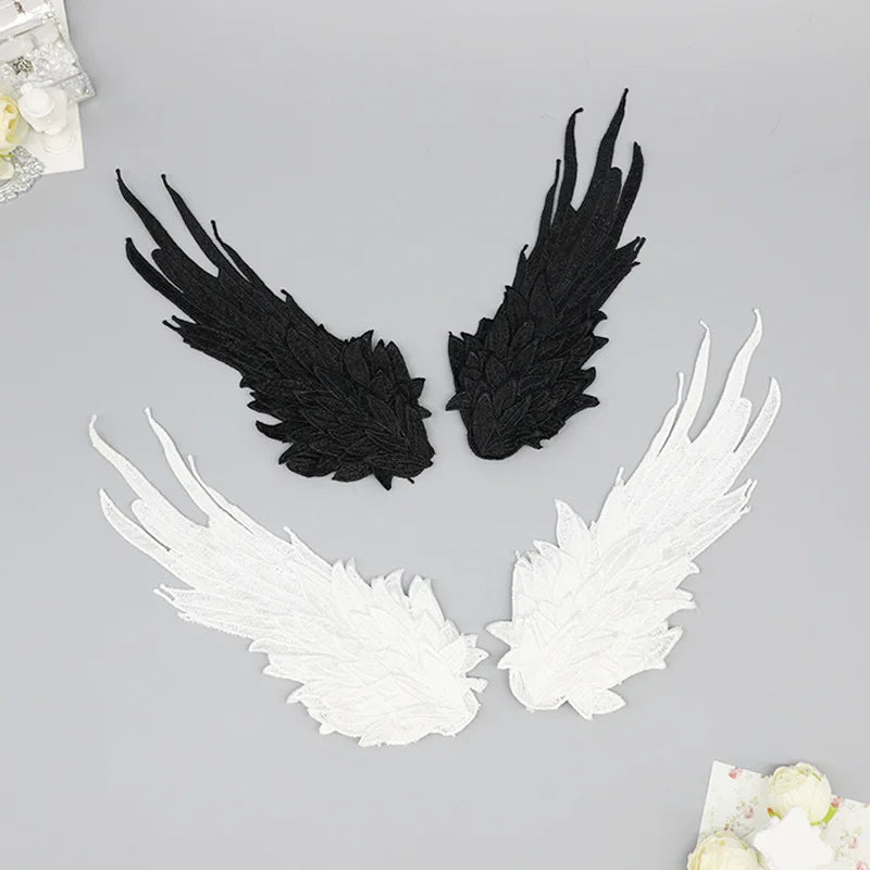 Lolita Feather Angel Wings Hair Clip Barrette Angel Wing Hairpin Lolita Anime Cosplay Hair Accessories Halloween Party Headwear Pi-Mart