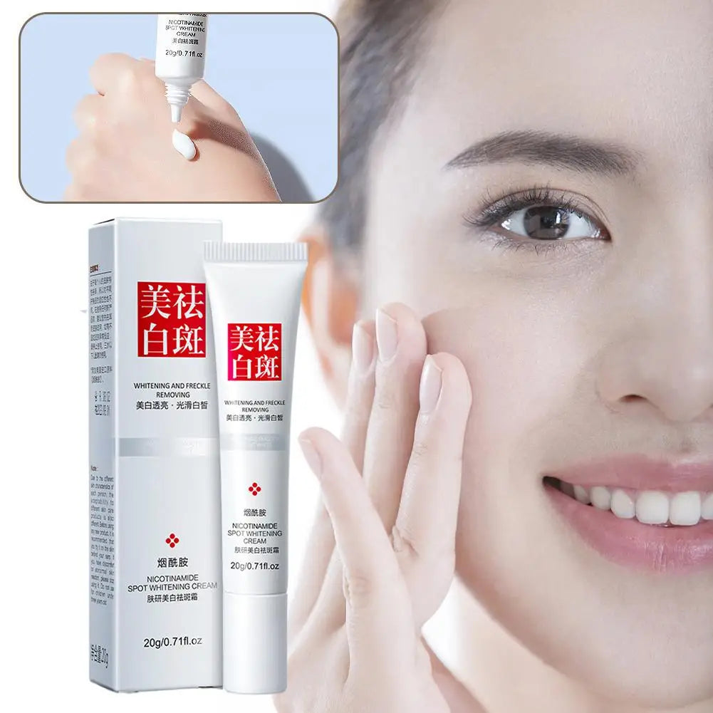 1/3/5pcs Fades Freckle Dark Spots Face Cream Niacinamide Whitening Cream Vitamin E Improve Dullness Fast Brighten Nourish Skin Pi-Mart