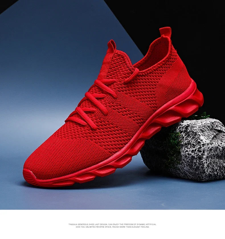 Breathable Men's Sneaker Casual Antiskid and Wear-resistant Jogging Men Sport Shoes Hot Sale Light Man Running Comfortable Pi-Mart
