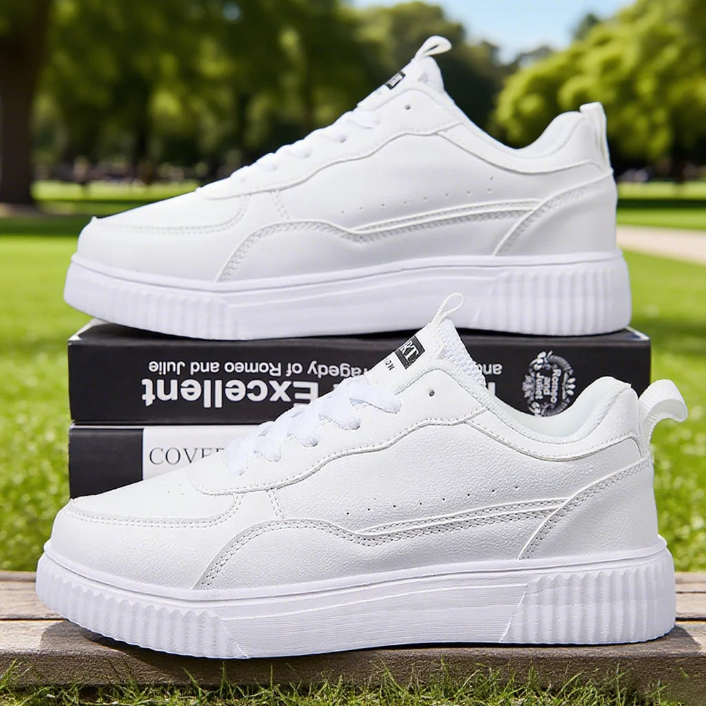 Fashion Women Casual Shoes Breathable Walking Flat Shoes Sneakers White Female Footwear Sports Running Outdoor Walking For Men Pi-Mart