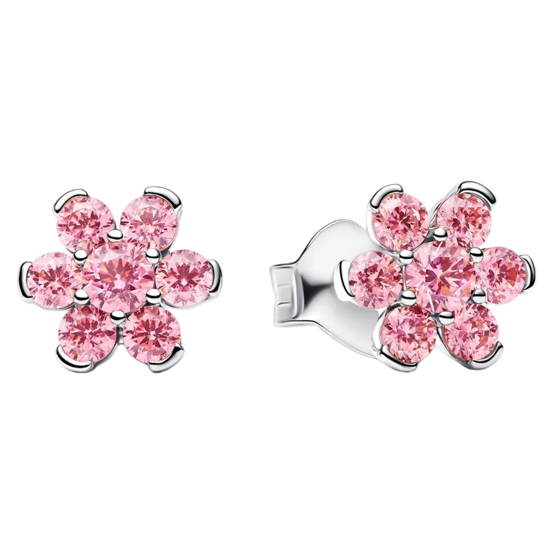 2026 Latest 925 Silver Exquisite Rose Gold Charm Earrings Personalized Pendant Beads, Fashionable Birthday Gift Gifts Pi-Mart