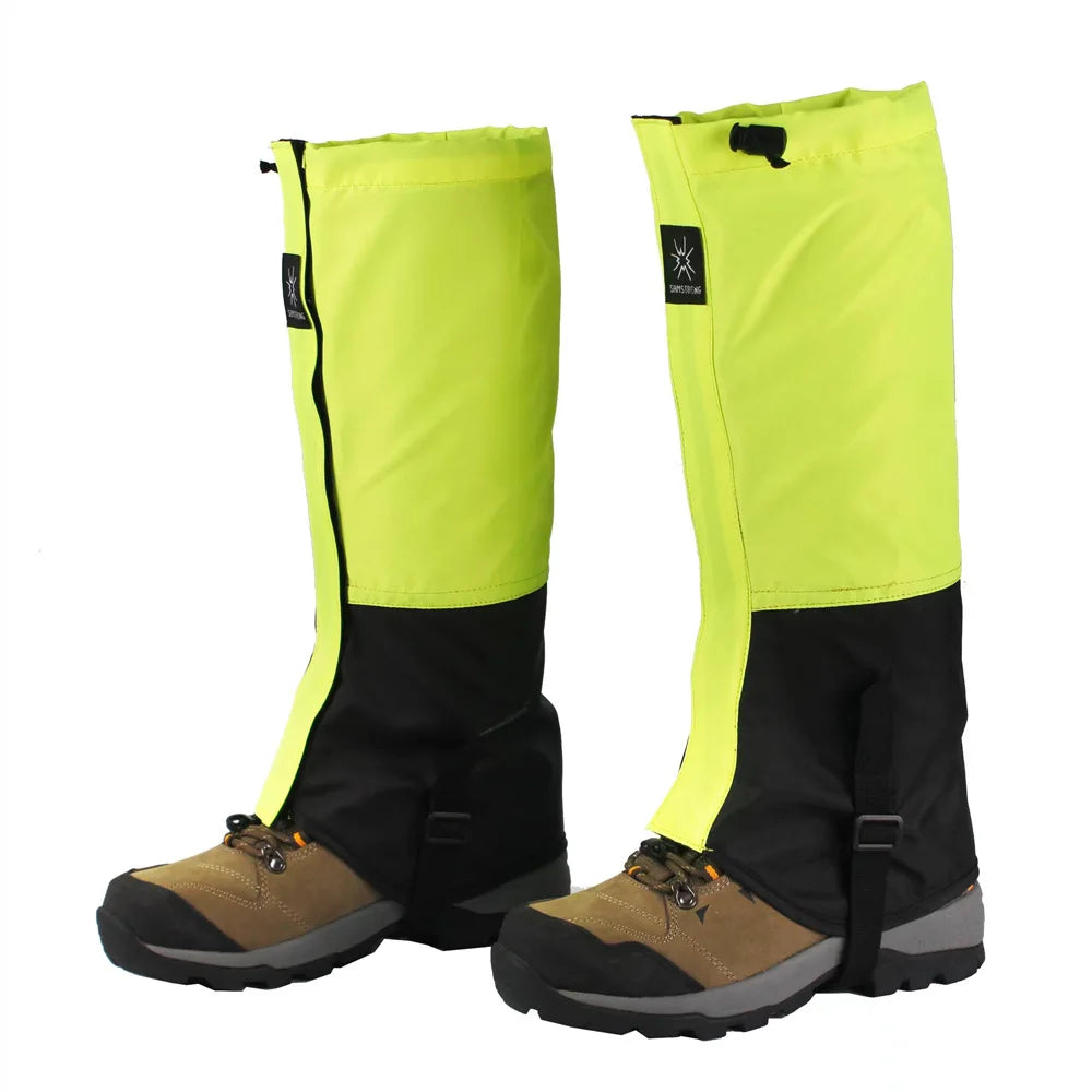 Waterproof Snow Sand Prevention Leg Gaiters Essential Protective Gear for Outdoor Mountaineering Skiing Desert Hiking Exploratio Pi-Mart