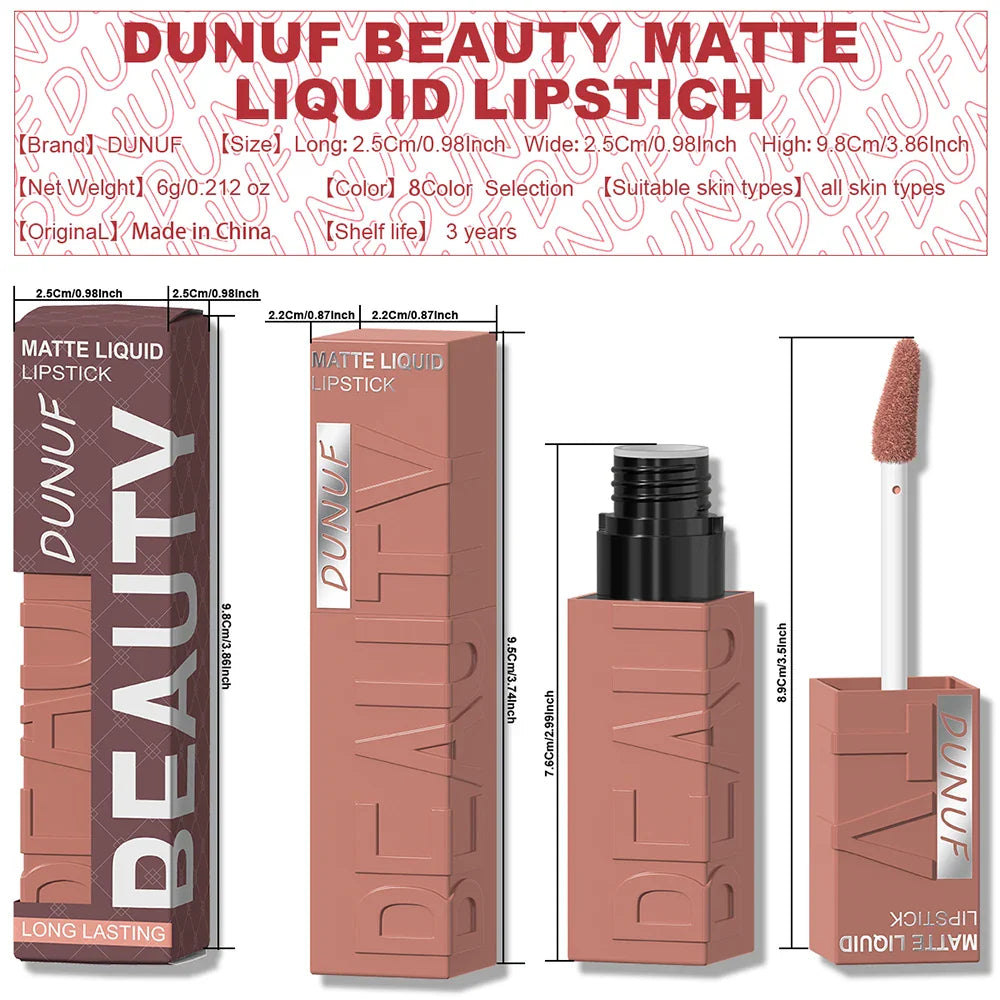 Lip Gloss Lipstick Easy To Color Waterproof Easy-color Sweat-proof Non-stick To Cups, Y2K Fancy Fashion Suitable For Christmas LadyShow.Store