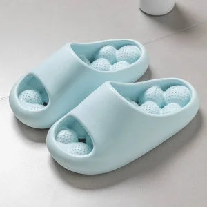 TZLDN Ergonomic EVA Unisex Bathroom Slippers Water-Leakage-Proof Massage Indoor Slippers Comfortable Breathable Casual Slippers LadyShow.Store