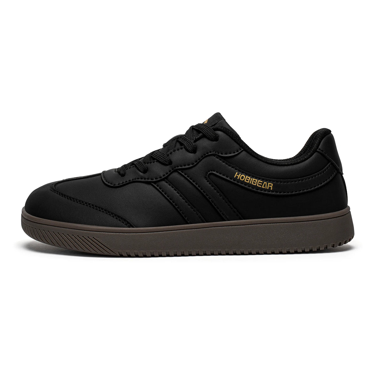 HOBIBEAR Unisex Wide Toe Shoes Artificial Leather Sneakers Casual Lace Up Retro Fashion Shoes for Women Men Pi-Mart