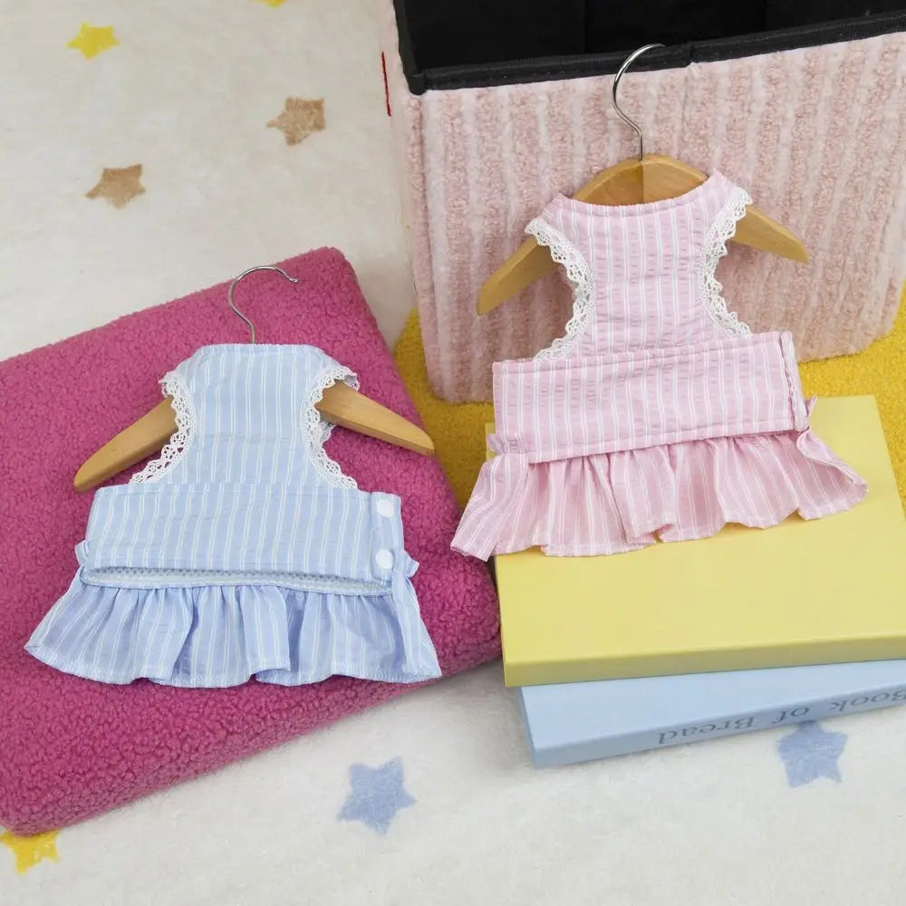 Pet Supplies Cute Dog Dress Breathable Thin Design Cat Princess Skirt Soft Pet Summer Clothes Kittens Pi-Mart