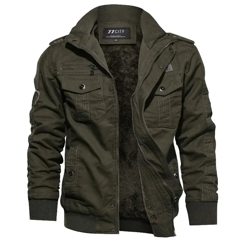 LIBIELIY   Thicker Warm Down Jackets Men Winter Coats Balck Casual Winter Jackets High Quality Male Multi-pocket Cargo Ja Pi-Mart