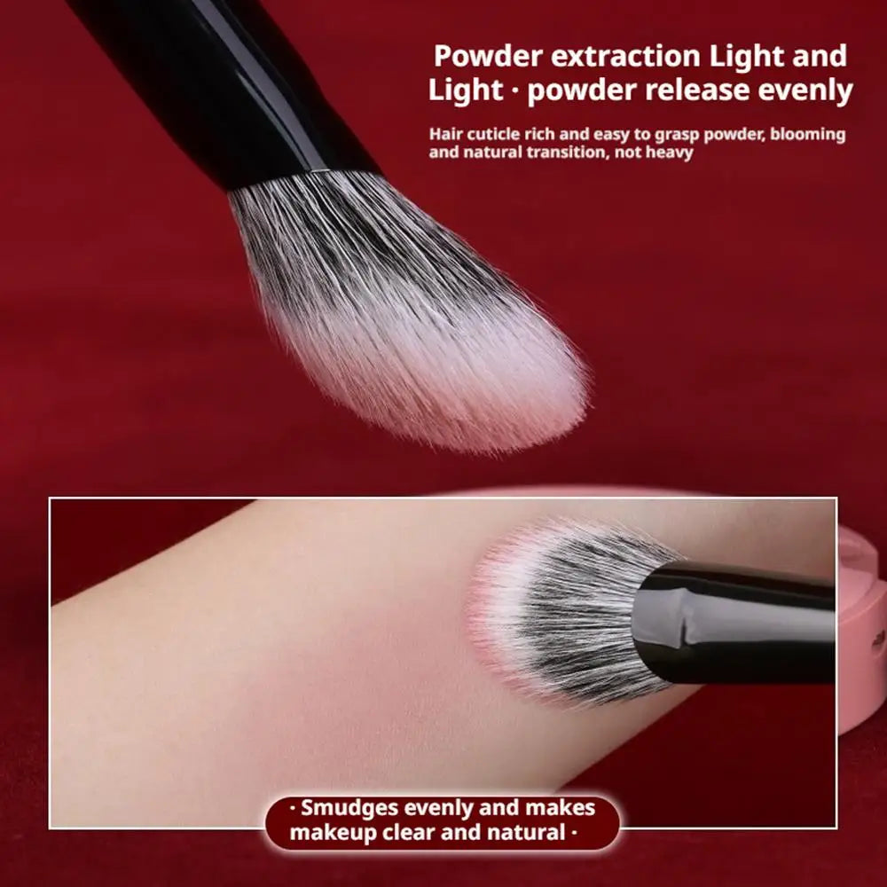 Powder Blusher Brush On Slope Surface Soft And Skin-friendly Fiber Hair Fashion Design Single Face Brush Makeup Tools Pi-Mart