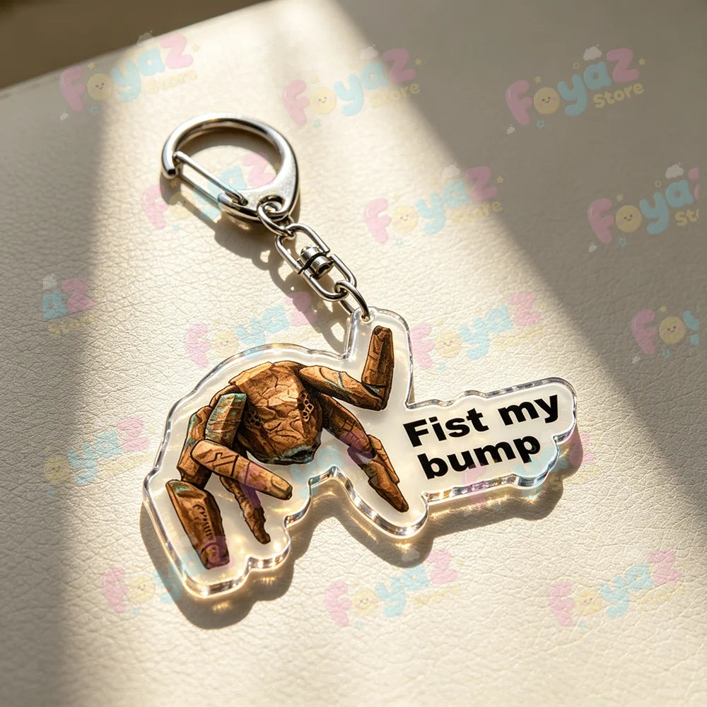 Rocky Amaze Amaze Keychains for Accessories Bag Charm Project Hail Mary Mission Crest Keyrings Jewelry Fans Gifts Pi-Mart