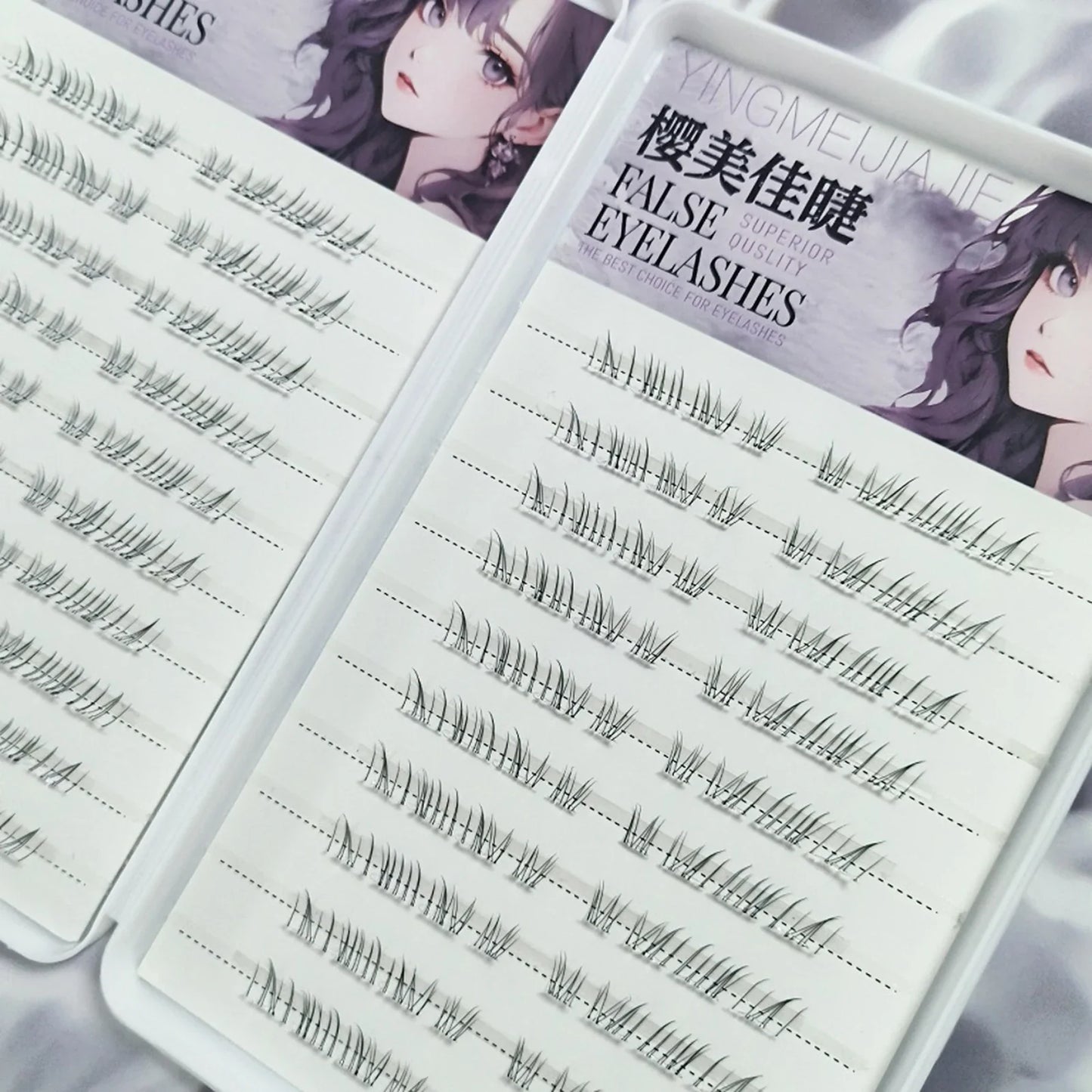 Natural Looking Lower Fake Eyelashes Wispy Cosplay Individual Lashes Cluster Comic False Eyelashes For Beauty Perfect Eye Makeup Tri Light Beauty