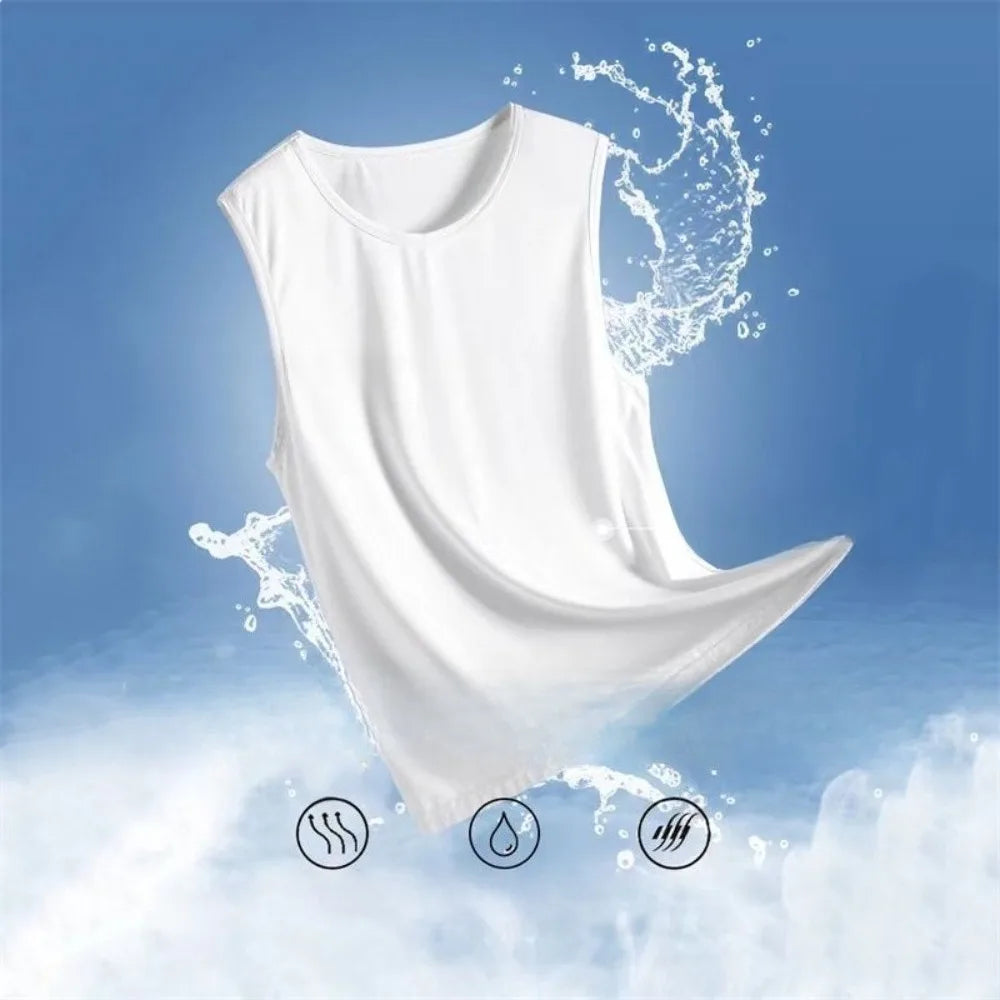 Men's mesh-backed sports vest - Lightweight summer sleeveless T-shirt - Casual and fashionable Pi-Mart