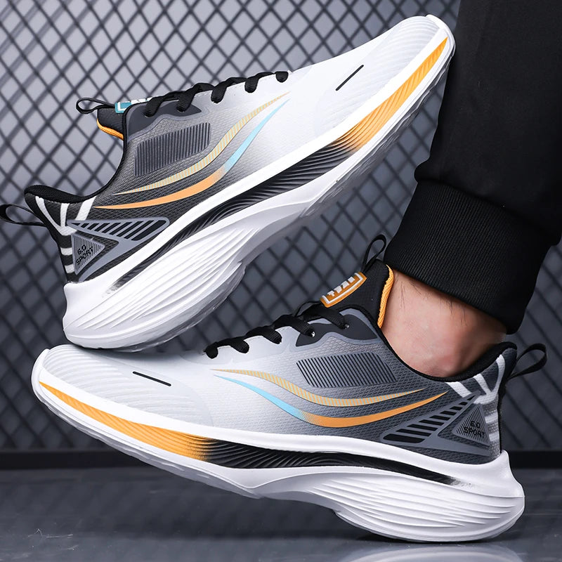 Men's Fashion Sneakers Breathable Comfortable Lightweight Walking Shoes Casual Sports Running Tennis Gym Training Shoes for Men Pi-Mart
