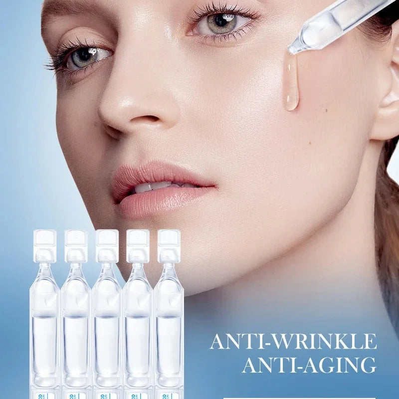 Hyaluronic Acid Face Serum Anti-Aging Deep Nourishment Fullerene Collagen Wrinkle Essence Whitening Lifting Skin Care Pi-Mart