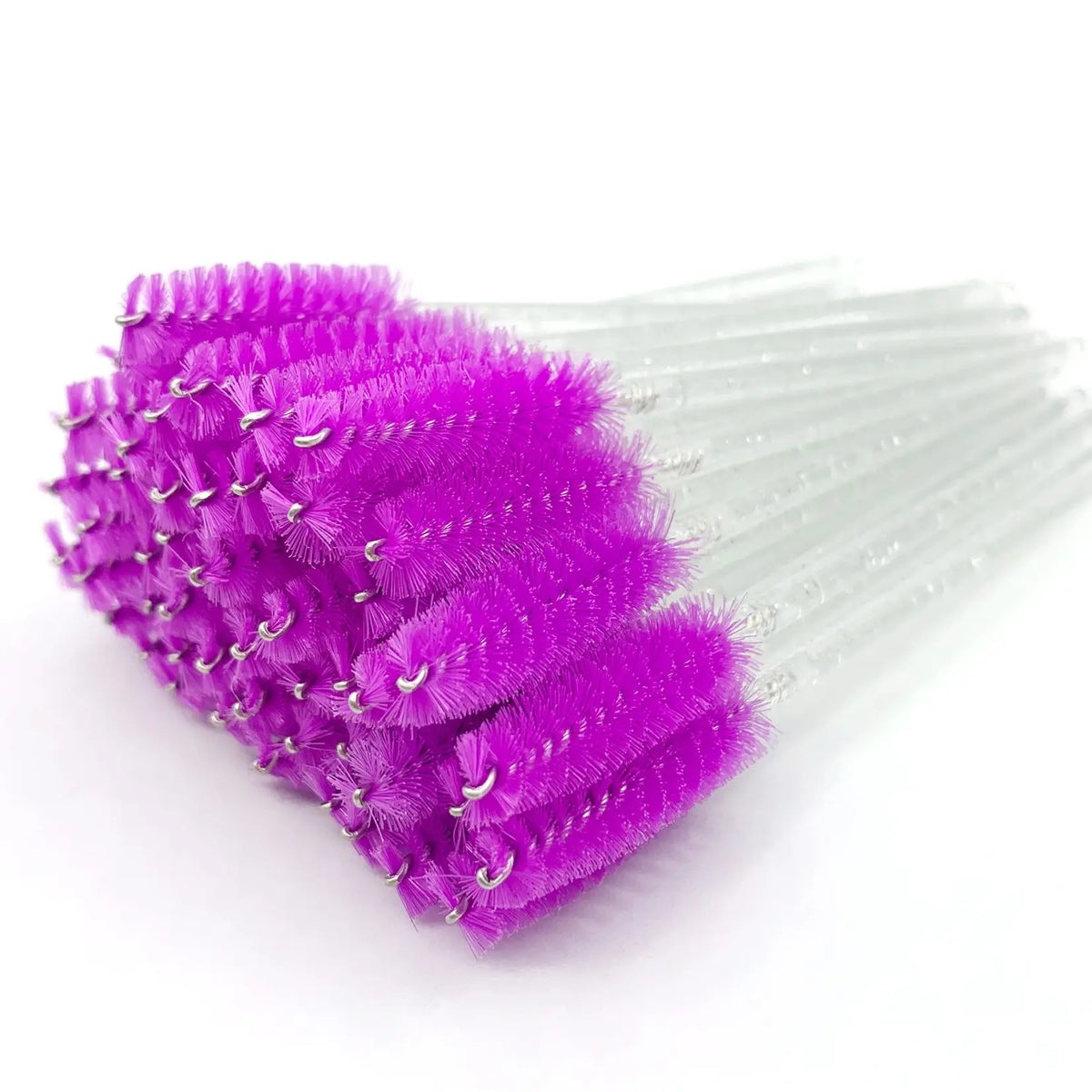 Disposable Eyelashes Brushes Crystal Diamond Handle Lash Brush Eyebrow Mascara Wands Eyelash Extension Supplies Makeup Tools Pi-Mart