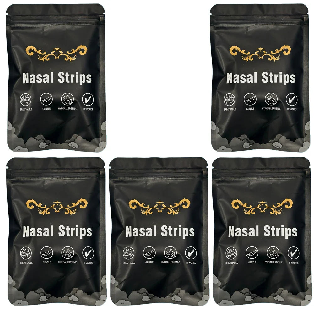 30/90/150pieces, Anti Snoring Nose Patch Set Extra Strength Nasal Strips Better Breathing Non-Invasive Easier Breath Sleep Aid Tri Light Beauty