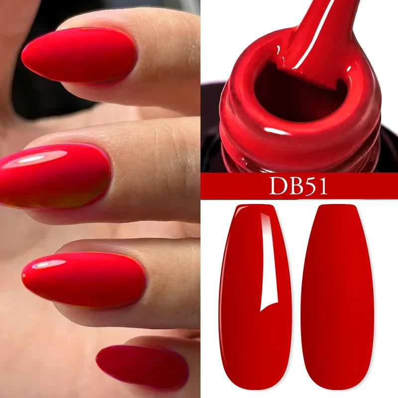 Mtssii 6ML Chocolate Color Gel Nail Polish Brown Semi Permanent UV Gel Autumn Winter Popular Soak Off Nail Art Gel Varnishes Tri Light Beauty