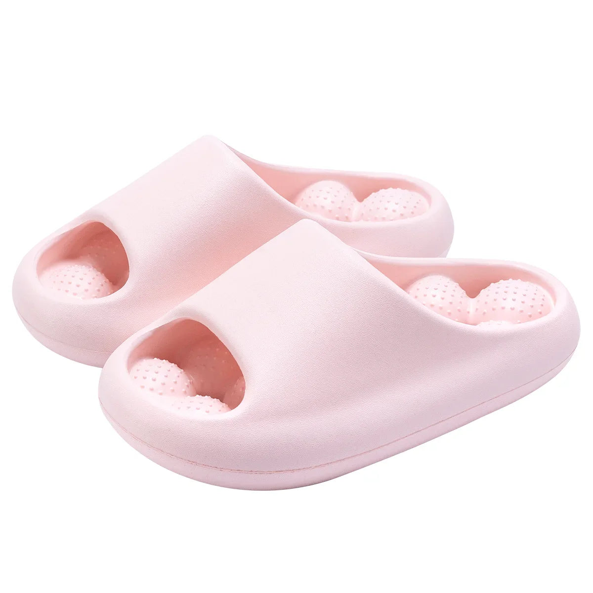 TZLDN Ergonomic EVA Unisex Bathroom Slippers Water-Leakage-Proof Massage Indoor Slippers Comfortable Breathable Casual Slippers LadyShow.Store