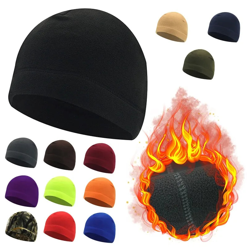 Outdoor Fleece Sports Hat Fishing Cycling Hunting Military Tactical Men Women Warm Windproof Winter Camping Hiking Caps Pi-Mart