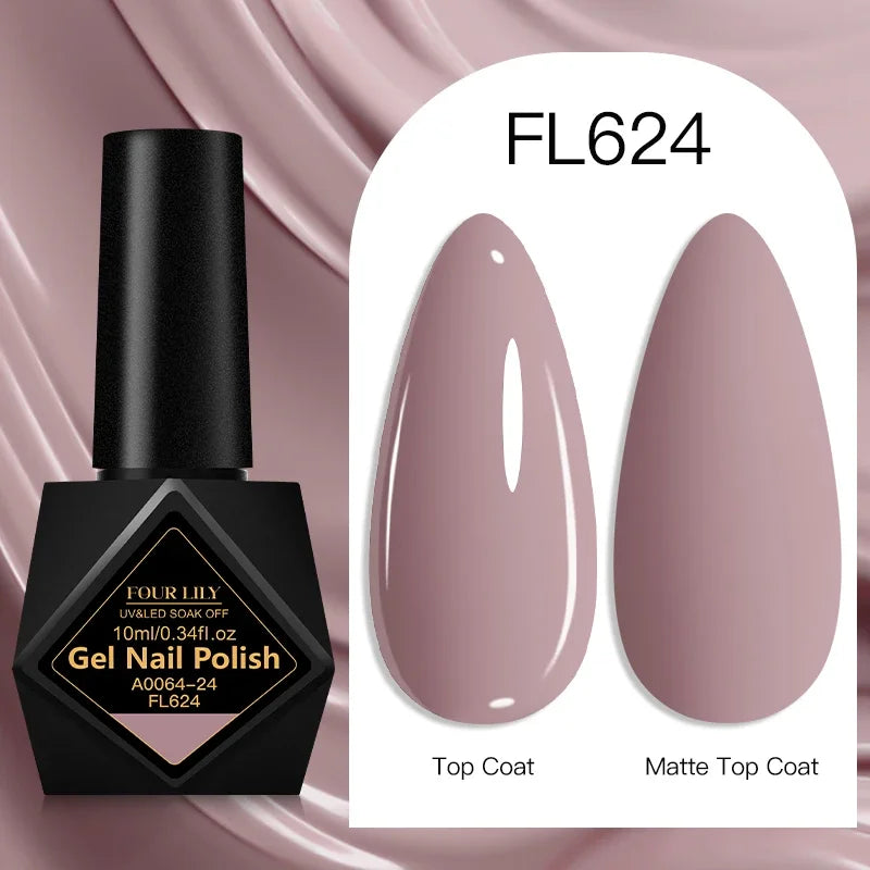 10ml Gel Nail Polish 162 Colors Nail Supplies Vernis Semi Permanent Nail Art Manicure Soak Off LED UV Gel Nail Varnishes Summer Tri Light Beauty