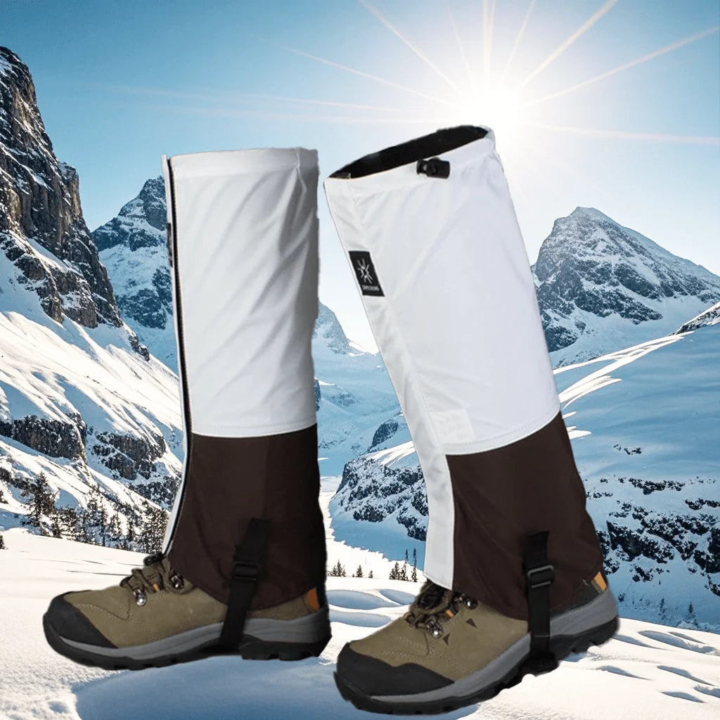Waterproof Snow Sand Prevention Leg Gaiters Essential Protective Gear for Outdoor Mountaineering Skiing Desert Hiking Exploratio Pi-Mart