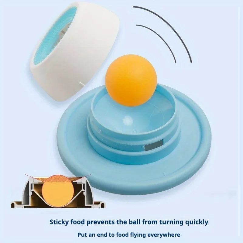 2-in-1 Slow Feeder Lick Mat Pet Puzzle Toy for Dog Cat Pi-Mart