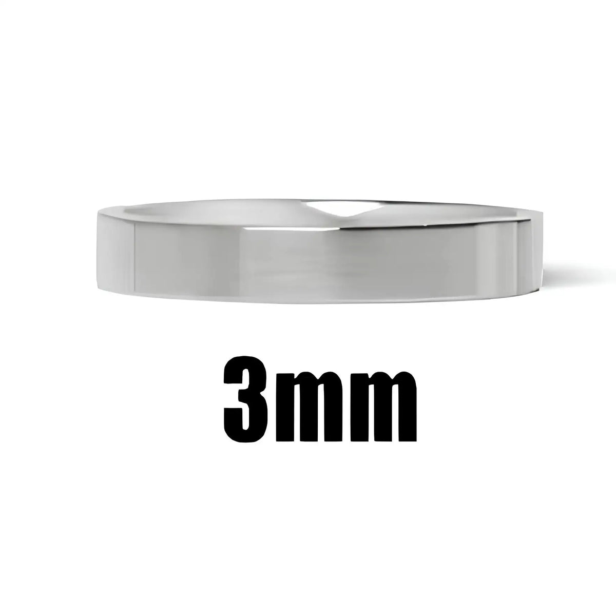 Men's Titanium Steel Bold Matte Ring Punk Syle 8mm Wedding Band Ring for Women Minimalist Gothic Jewelry Best Friend Gift Pi-Mart