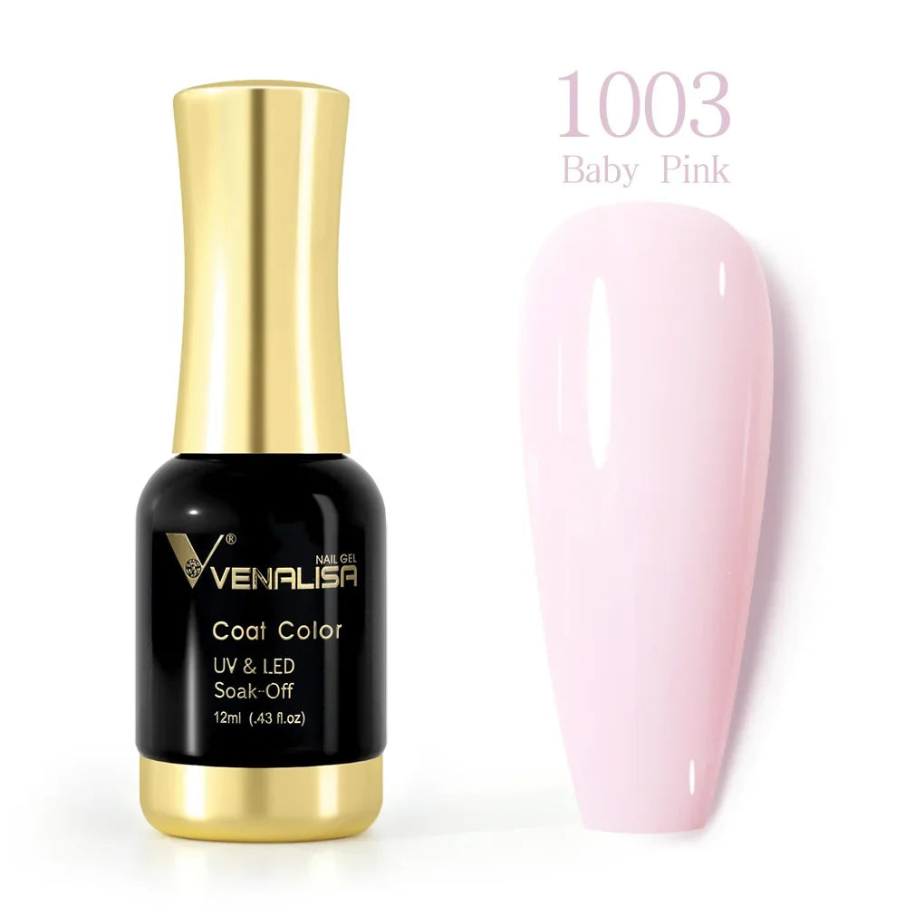 VENALISA Nail Gel Varnish TPO FREE Soak Off UV LED Organic Odorless Enamels Nail Art Colors 12ml 120Colors UV Gel Nail Polish Tri Light Beauty