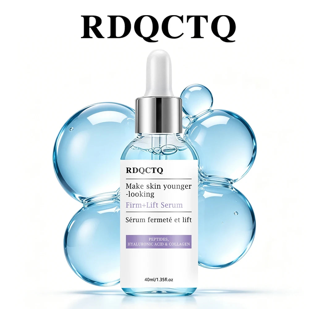 Face Serum with Peptides Hyaluronic Acid Collagen Hydrating Facial Treatment for Smooth Skin Texture & Elasticity Enhancement Pi-Mart
