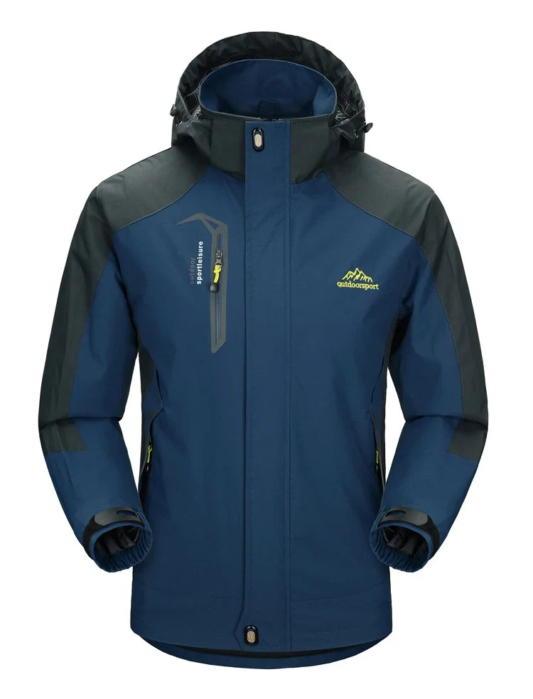 Men's Lightweight Waterproof Rain Jacket 5000mm Windbreaker Lined Casual Spring Autumn Fishing Hiking Outdoor Leisure Jacket LadyShow.Store