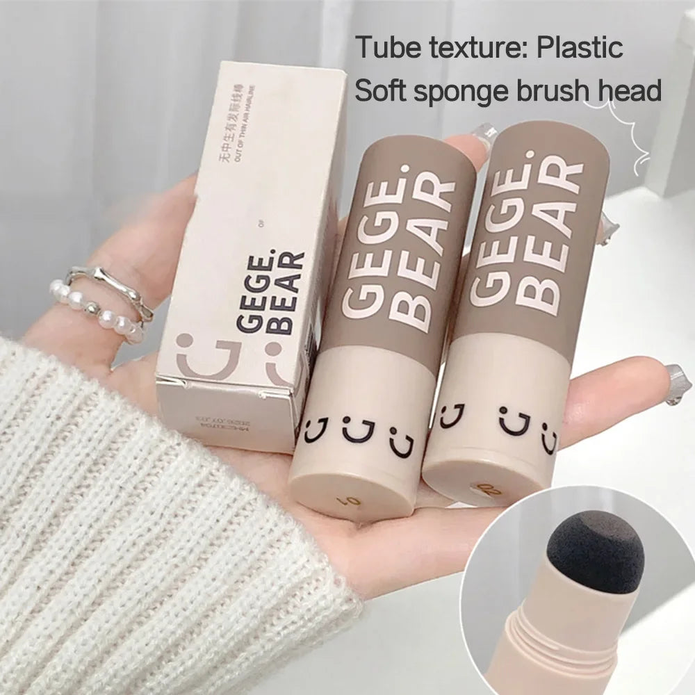 Gege Long Lasting Hairline Shadow Powder Hair Filling Repair Forehead Trimming Makeup Tool Bald Concealer Hair Coverage Beauty Tri Light Beauty
