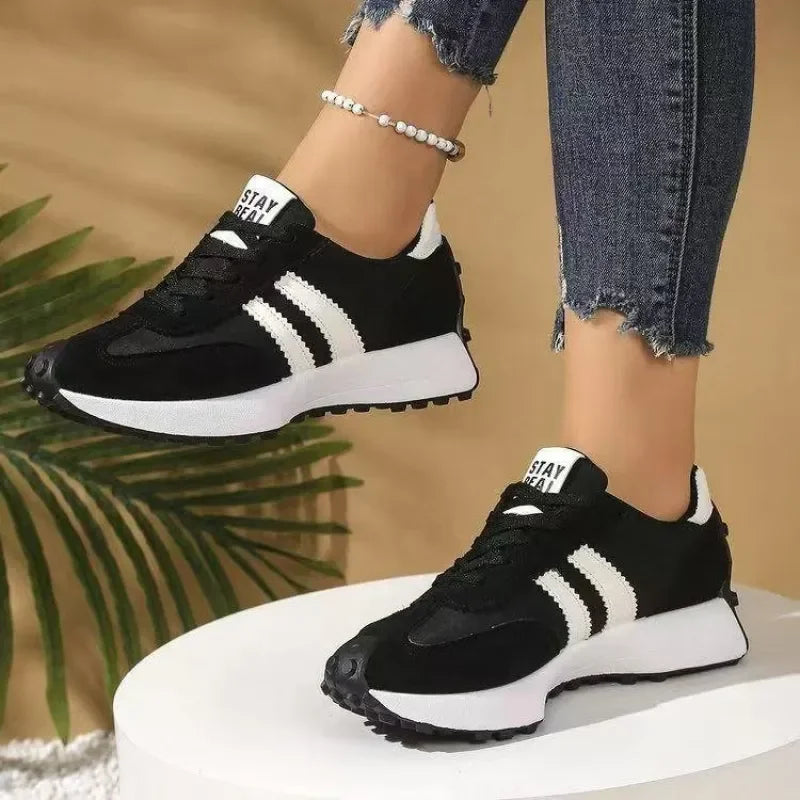 Women's Retro Sneakers Casual Running Shoes Fashion  Walking Shoes Lightweight Athletic Tennis Shoes for Ladies Pi-Mart