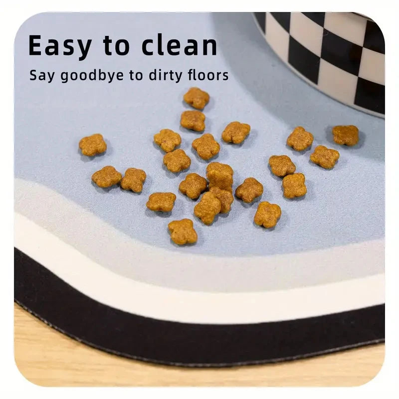  Custom Pet Feeding Mat Cute Shape Dog Diatom Mud Floor Mat Non-Slip Waterproof Home Decoration Dog Feeding Pad Pi-Mart