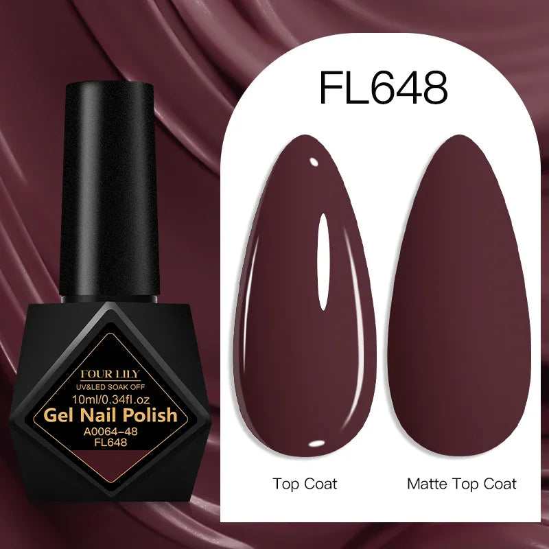 10ml Gel Nail Polish 162 Colors Nail Supplies Vernis Semi Permanent Nail Art Manicure Soak Off LED UV Gel Nail Varnishes Summer Tri Light Beauty