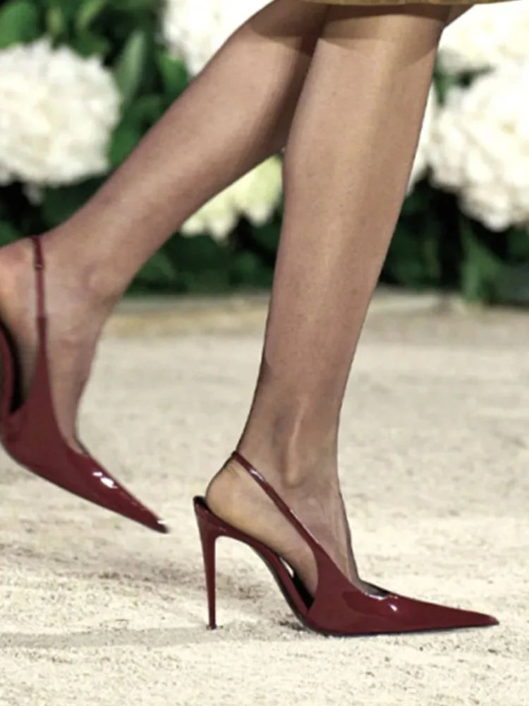 2026 Spring/Summer New Pointed Stiletto Sandals Fashionable and Sexy Party Wedding Women's High Heel Sandals LadyShow.Store