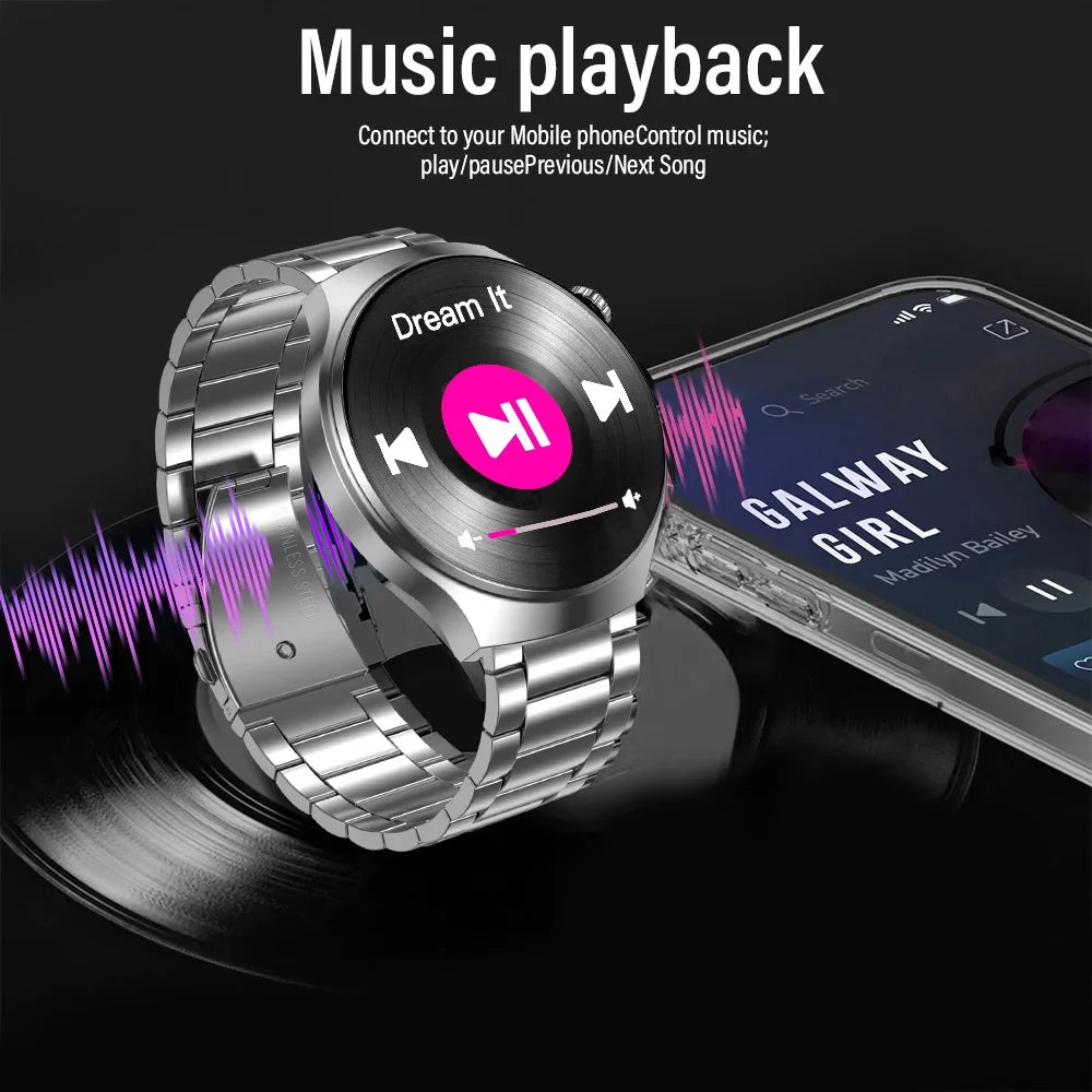 G.L Wear 2025 New Men's Smart Watch HD Display Health Tracking Bluetooth Calling Voice Assistant Sports Smartwatch LadyShow.Store