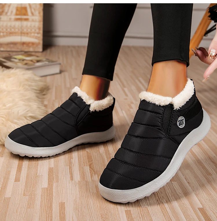 Winter Waterproof Fashion 2025 Men Casual Shoes Breathable Shoes Men Sneakers Slip On Black Men's Sneaker Leisure Soft Shoes Pi-Mart
