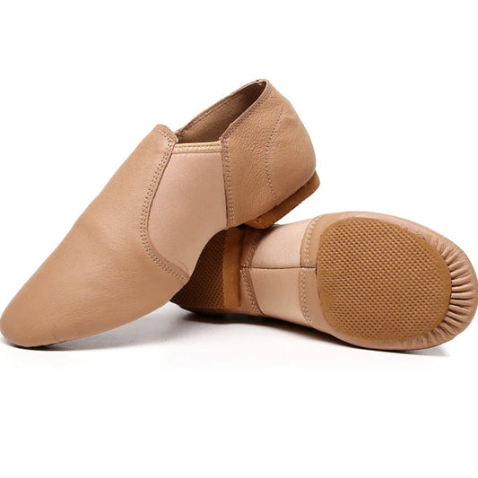 Genuine Leather Jazz Dance Shoes For Girls Brown Black Anti-Slip Jazz Shoes Adult Dance Sneakers High Quality Jazz Shoes LadyShow.Store